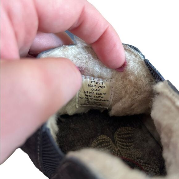 OluKai Olani Slipper Blue Size 6 - Picture 6 of 6